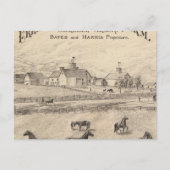 クリームヒルストックファームインショアハムバーモント ポストカード (正面)