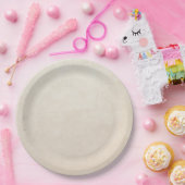 クリームビクトリアン壁紙 ペーパープレート (パーティー)