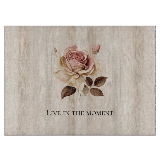 クリームピフェイクッ素朴クローズウッド カッティングボード (正面)