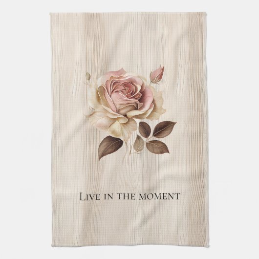 クリームピフェイクッ素朴クローズウッド キッチンタオル (縦)