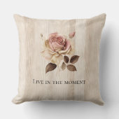 クリームピフェイクッ素朴クローズウッド クッション (正面)