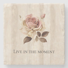 クリームピフェイクッ素朴クローズウッド ストーンコースター