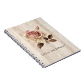 クリームピフェイクッ素朴クローズウッド ノートブック (右側)