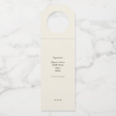 クリームピモダンーチレモンズ結婚リモンチェロ ボトルネックタグ (裏面)