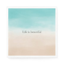 クリームピーチアクアグラデーション