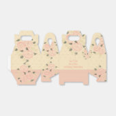 クリームピーチアンドピンク水玉模様 アート フェイバーボックス (折り畳みなし)