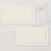 クリームフォーマル座席表 プレイスカード (正面/裏面)