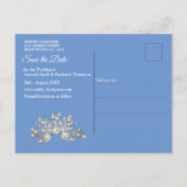 クリームフラワーレース付きデニム及びコスチュームジュエリー 案内ポストカード (裏面)