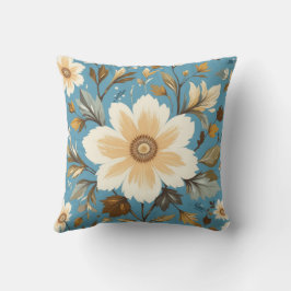 クリームフラワー クッション
