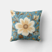 クリームフラワー クッション (裏面)