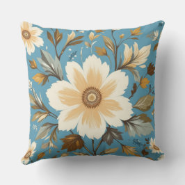 クリームフラワー クッション