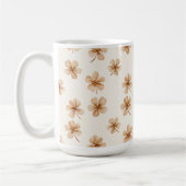 クリームフラワー コーヒーマグカップ (左)