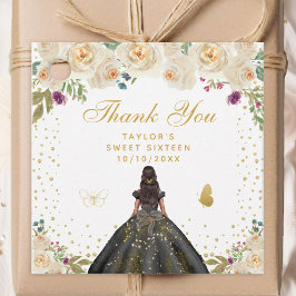 クリームフローラダークスキンガールSweet sixteen フェイバータグ