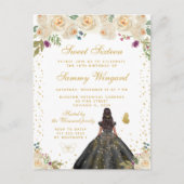 クリームフローラダークスキンプリンセスSweet sixteen ポストカード (正面)