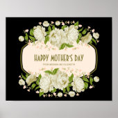 クリームフローラハッピーマザーズデイの看板ポスター ポスター (正面)