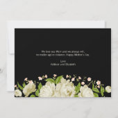 クリームフローラハッピーマザーズデイカード カード (裏面)