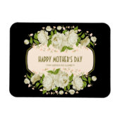 クリームフローラハッピーマザーズデイマグネット マグネット (横)