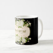 クリームフローラハッピーマザーズデイマグ コーヒーマグカップ (正面右)