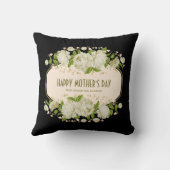 クリームフローラハッピーマザーズデイ装飾用クッション クッション (裏面)