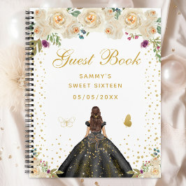 クリームフローラブルネットヘアプリンセスSweet sixteen ノートブック