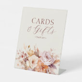 クリームフローラ秋ベビーシャワーカード&ギフト 台座サイン (正面)