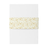 クリームフローラ結婚式招待状ベリーバンド 招待状ベリーバンド (裏面例)