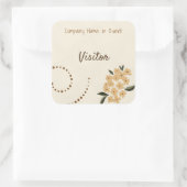 クリームフローラ スクエアシール (バッグ)