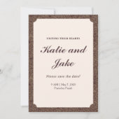 クリームフローラ 招待状 (正面)