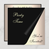 クリームブエレガントラック誕生日イベント 招待状 (正面/裏面)