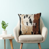 クリームブラウンコーウィドハウディ クッション (椅子)