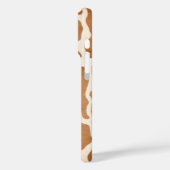 クリームブラウンサファリキリンアニマルプリント Case-Mate iPhoneケース (裏面 / 左)