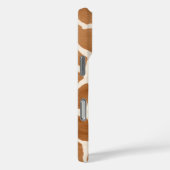 クリームブラウンサファリキリンアニマルプリント Case-Mate iPhoneケース (裏面 / 右)