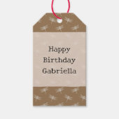 クリームブラウントンボ ギフトタグ (正面)