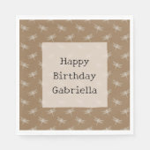 クリームブラウントンボ スタンダードランチョンナプキン (正面)