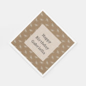 クリームブラウントンボ スタンダードランチョンナプキン (角)