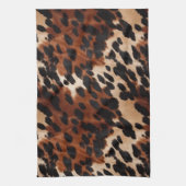 クリームブラウンブラックコウィド キッチンタオル (縦)