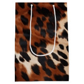 クリームブラウンブラックコウィド ミディアムペーパーバッグ (裏面)