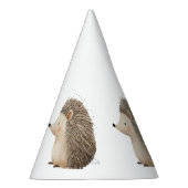 クリームブラウンヘッジホッグ誕生日 パーティーハット (右)