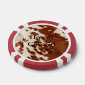 クリームブラウン女性のカーボーイカウボーイコウィド ポーカーチップ (シングル)