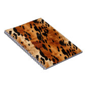 クリームブラウン牛肉動物 ノートブック (右側)