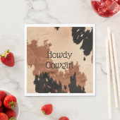 クリームブラウン牛革 スタンダードランチョンナプキン (インサイチュ)