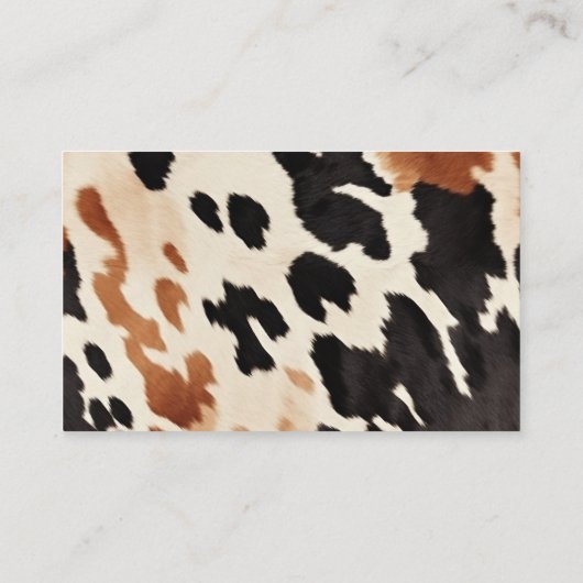 クリームブラックサウスウエストコウィド 名刺 (裏面)