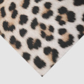 クリームブラックレオパード印刷 薄葉紙 (詳細)