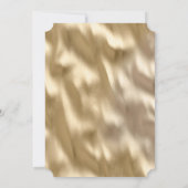 クリームブラックレオパード&金ゴールド 招待状 (裏面)