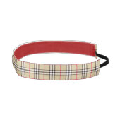 クリームプレイド アスレチックヘッドバンド (右)