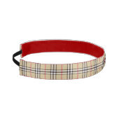 クリームプレイド アスレチックヘッドバンド (左)