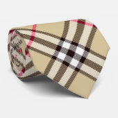 クリームプレイド ネクタイ (ロール)