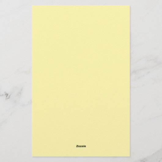 クリームプレーンエレガントミニマシンプルリスト 便箋 (裏面)