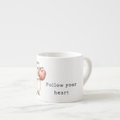 クリームヘッジホッグアップルハート エスプレッソカップ (正面右)