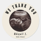 クリームベビーシャワー超音波 ラウンドシール (正面)
